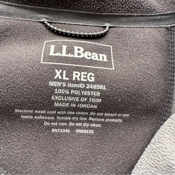 LL bean men fleece jacket XL - Picture 2 of 6